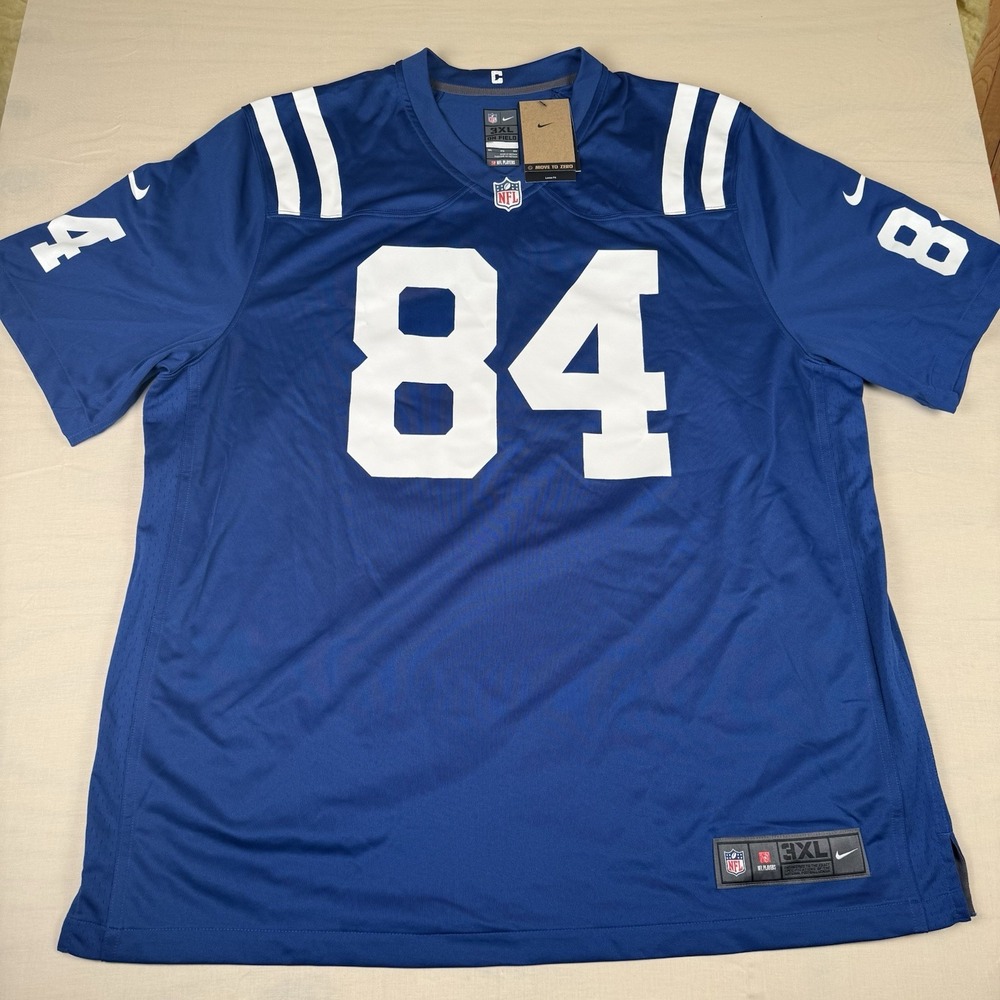 Nike Indianapolis Colts Tyler Warren #84 NFL On Field Game Jersey 3XL NWT Blue